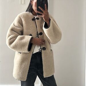 Mango Tan Teddy Jacket